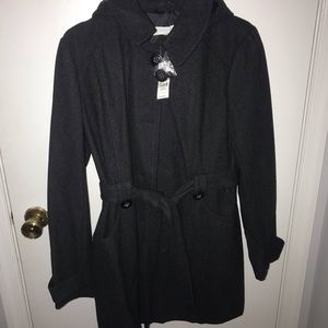 Dark grey New York & Co pea coat